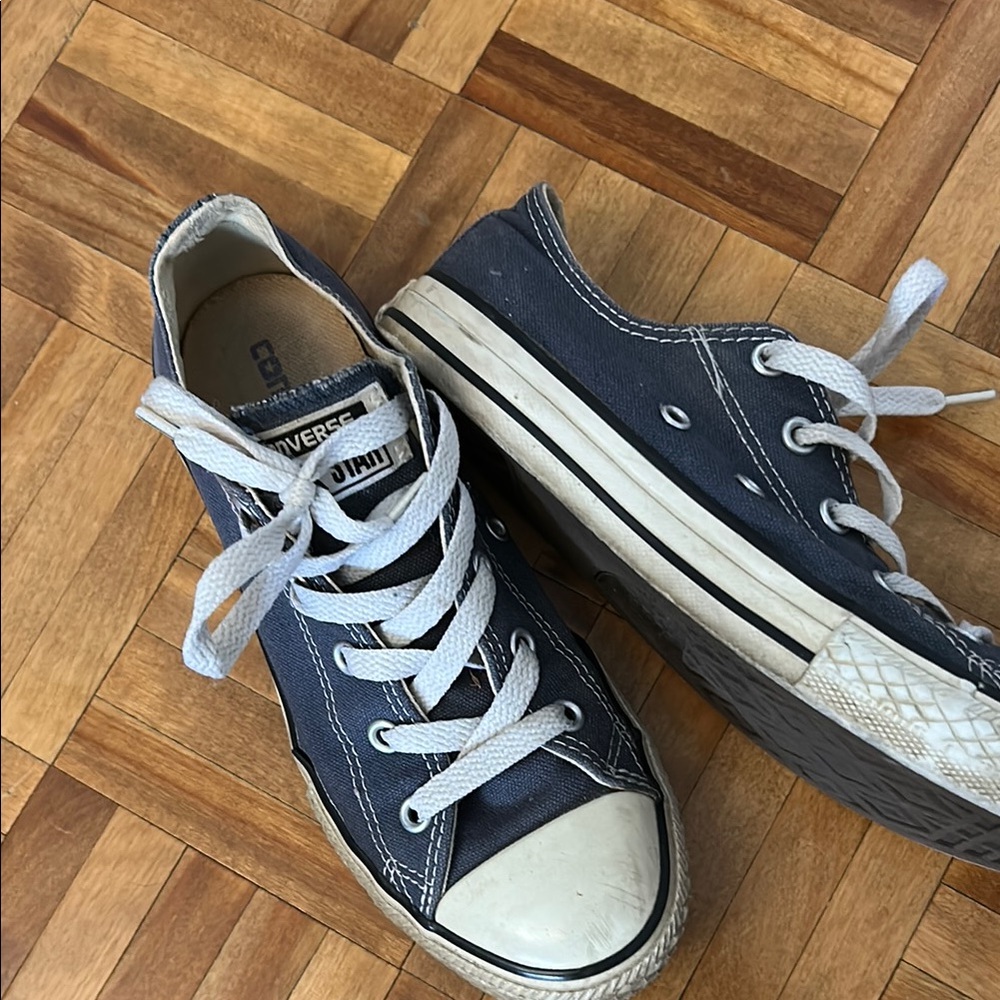 Converse Dark Blue Canvas Sneakers